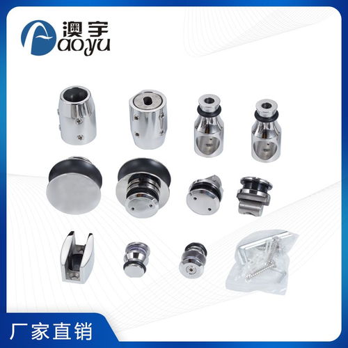 a007澳宇五金浴室推拉玻璃门五金套装304不锈钢